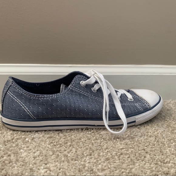 Converse All Stars Low Tops with Stitching - Picture 3 of 5